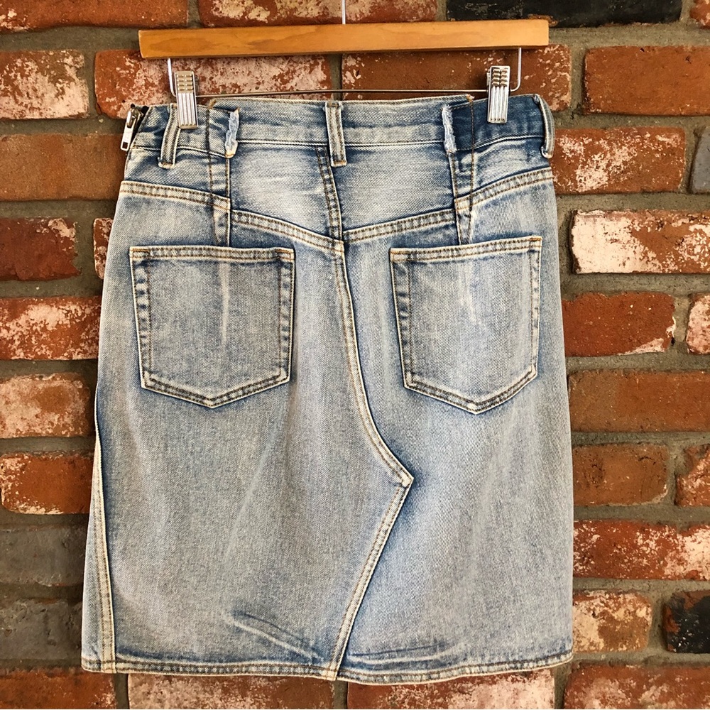 3.1 Phillip Lim Asymmetrical Zip Denim Skirt - Picture 4 of 10